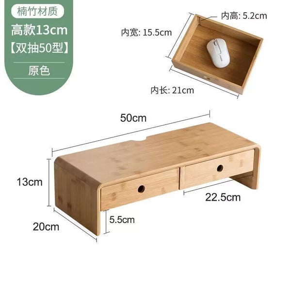 Wooden Monitor Stand Laptop Stand