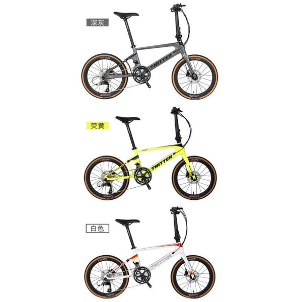Twitter F451 Carbon Fiber Road Bike 22 Inch BMX Bike Double Oil Disc Brake Lightweight And Easy To
