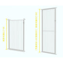 Cat Cage Pet Fence Anti Cat Door Fence 80-230cm Dog Baffle Anti Cat Household Isolation Fence Indoor