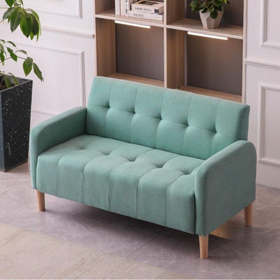 YOOKE Fabric Sofa Nordic Small Apartment Simple Sofa Small Living Room Double Sofa 2 Seaters 3