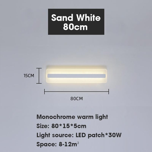 HJFA Minimalist Nordic Led Bedroom Bedside Modern Simple Style Hotel Corridor Wall Lamp