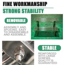 Stainless Steel Flower Rack Indoor/Outdoor Metal Plant Rack Ladder Flower Stand For Balcony Garden