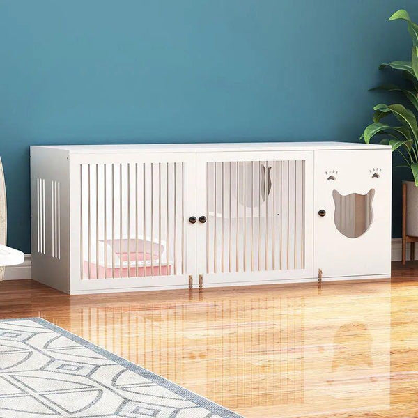 Byto Solid Wood Cat Cabinet Luxury Villa Cage Cat Cabinet Multi-layer Pet Cabinet