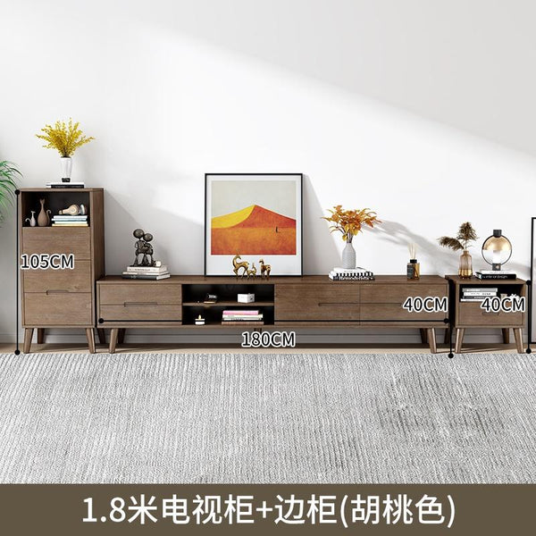 ARPER Nordic Tv Cabinet All Solid Wood Simple Modern Small Apartment Coffee Table Tv Cabinet