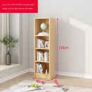 Floor Wall Bookshelf White Economical Sofa Modern Simple Narrow Corner Slit Shelf Small Bookcase