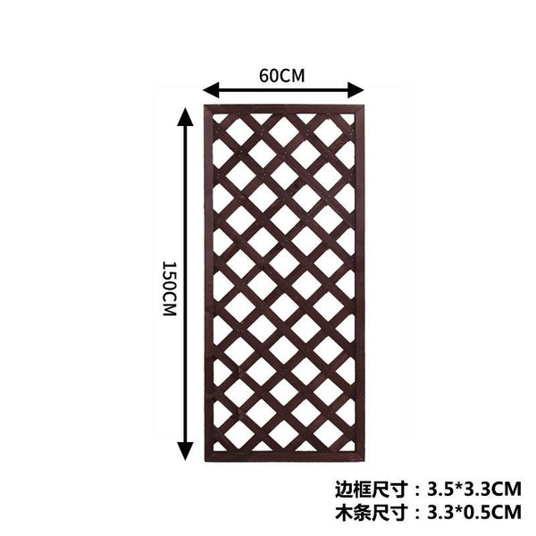 Garden Fence Anticorrosive Wood Fence Outdoor Garden Fence Climbing Flower Rack