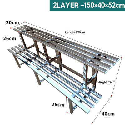 Stainless Steel Flower Rack Indoor/Outdoor Metal Plant Rack Ladder Flower Stand For Balcony Garden