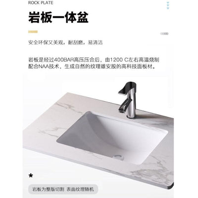Vanity Cabinet Bathroom Space Aluminum Bathroom Cabinet Combination Wash Basin Wash Basin Small