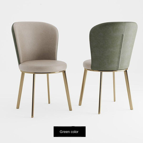 Nordic Dining Chair Ins Bedroom Lounge Chair Dressing Table Makeup Back Chair（Color Customization）