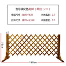 Outdoor Anticorrosive Wooden Fence Guardrail Telescopic Indoor Flower Garden Courtyard Decoration
