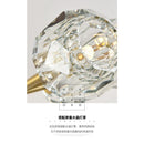 HJFA Living Simple Modern Bedroom Dining Room Crystal Glass Chandelier Magic Bean Light Luxury