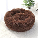 Byto Dog Bed Cat Bed Round Kennel House Long Plush Pets Beds For Medium Large Dogs Cats