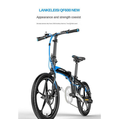 Blue Crez Car 20-inch Ultra-light Aluminum Alloy Variable Speed Folding Small Lightweight Men's and