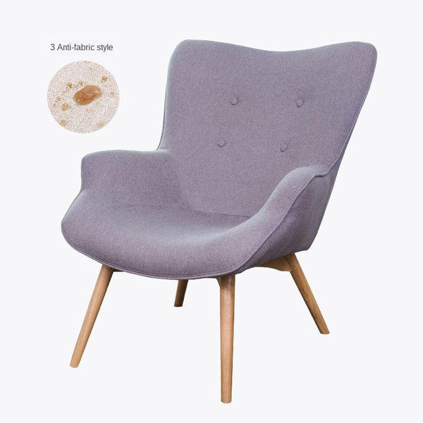Nordic Armchair Modern Simple Small Type Leisure Tiger Chair Bedroom Balcony Lazy Man Small Sofa