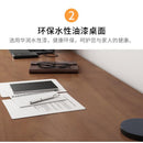 SENBIJU All Wood Bedroom Double Study Desk Nordic Word Wall Long Table Simple Household Solid