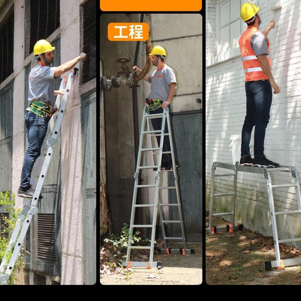 SHANJIE Household Ladder Expansion Vertical Elevator Portable Engineering Ladder Multi-functional