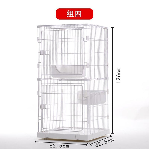 Boussac Assembly Chuangyi Free Cat Cage Plus Large Space Pet Shop Multi Cat Splicing Combination Pet