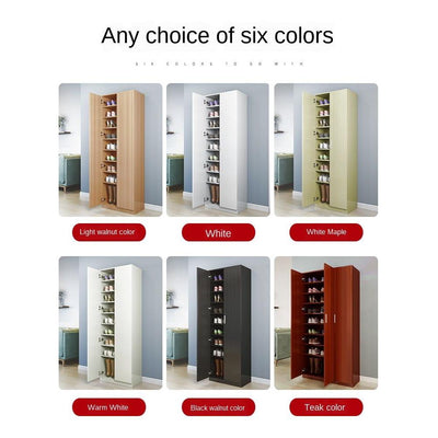 Shoe Cabinet Household Door Large Capacity Space-saving Solid Wood Special Price Economical