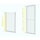 Cat Cage Pet Fence Anti Cat Door Fence 80-230cm Dog Baffle Anti Cat Household Isolation Fence Indoor