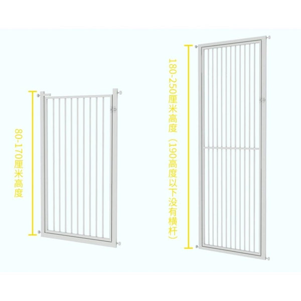 Cat Cage Pet Fence Anti Cat Door Fence 80-230cm Dog Baffle Anti Cat Household Isolation Fence Indoor