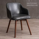 Nordic Fabric Negotiation Leisure Solid Wood Coffee Restaurant Computer Stool Home Modern Simple