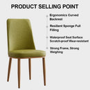 APOLLO Nordic Dining Chair Modern Backrest Home Study Chair Comfortable Leisure Chair Simple Desk