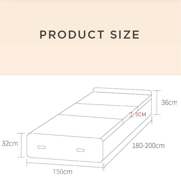 🍀 Easy Life🌱creative Folding Kraft Paper Multi-purpose - Bed (single or Double) / Stool / Sofa -