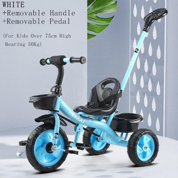 BabyDairy Tricycle 1-5 Years Old Multifunction Children Tricycle Baby Bicycle With Anti-slip Wheels