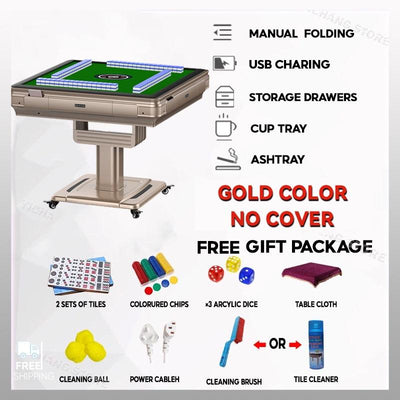 SHANJIE Automatic Mahjong Table Machine Foldable Roller Coaster USB Silent Singapore Style 3&4