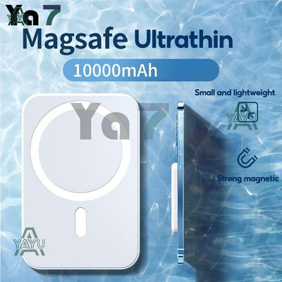 YAYU 10000mAH Slim Magnetic Wireless Power Bank Fast Charging Light Portability Powerbank