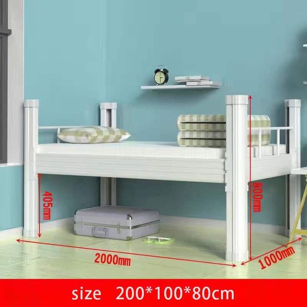 LAL Bed farme High Quality Heavy Duty Extra Thick Steel Bunk Bed Frame/Apartment Bed/Single Bunk Bed