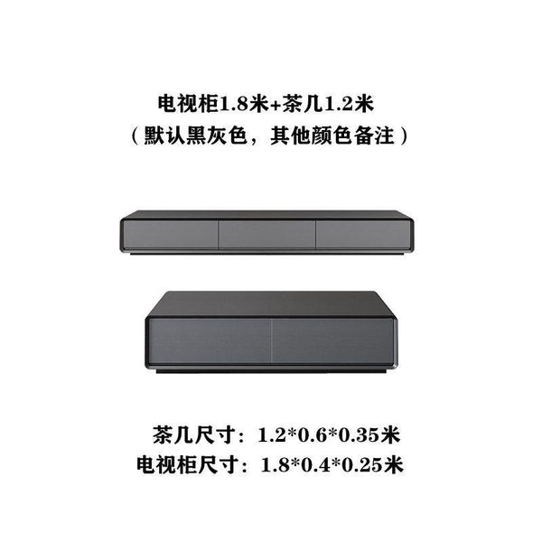 SENBIJU Nordic Simple Tv Cabinet Tea Table Combination Set Modern Living Room Furniture Small Family