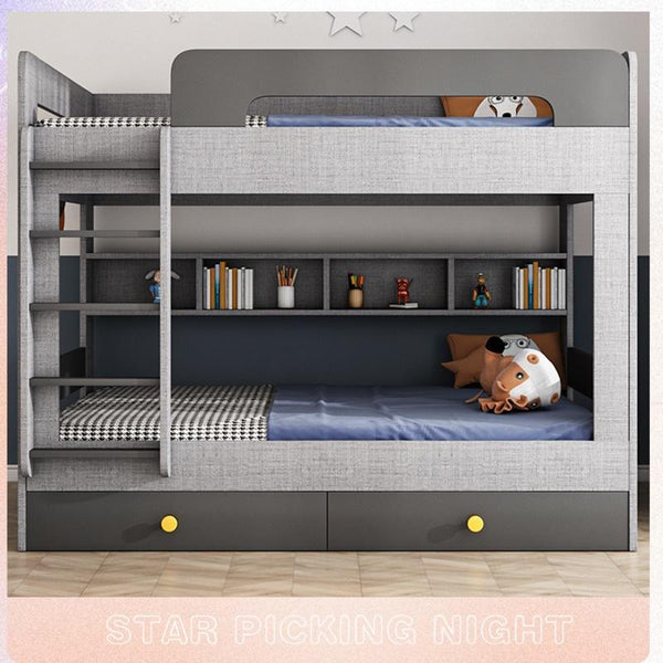 LAL Modern Simple Bed Frame Get On And Off The Bed Parallel To The High Low Bed Of The Same Width