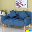 Nordic small apartment minimalist home living room bedroom fabric sofa multifunctional lazy bed