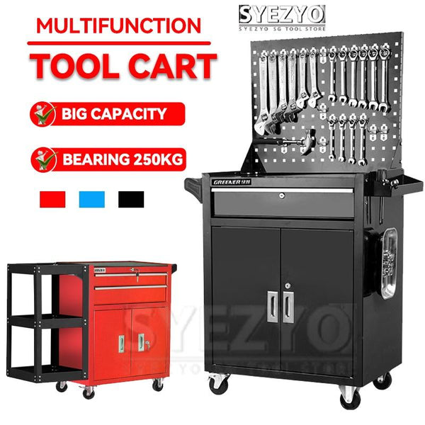 Syezyo Tool Car Auto Repair Tool Trolley Cart Multi Function Maintenance Scheme Mobile Toolbox Auto