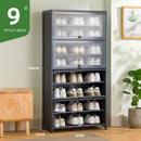Shoe Cabinet Home Black Gray Shoe Cabinet 2022 New Flip Door Shoe Rack Cabinet