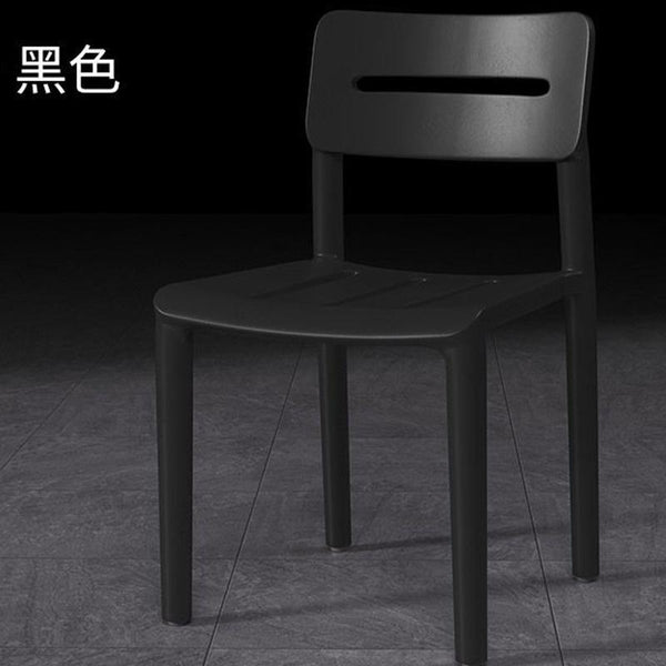 Plastic Chair Thickened Dining Chair Household Back Chair Coffee Shop Leisure Chair