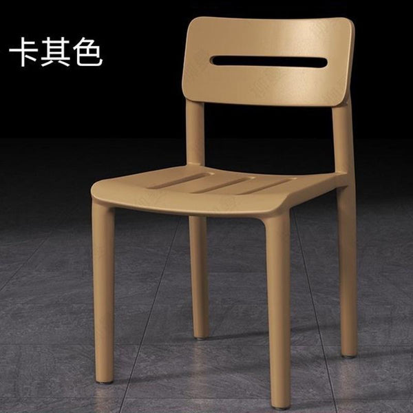 Plastic Chair Thickened Dining Chair Household Back Chair Coffee Shop Leisure Chair