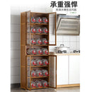 Side cabinet small size kitchen shelf storage cabinet living room wall family small family tea and