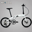 KOSDA KSD-2 Foldable Bicycle 20 Inch 8 Variable Speed Aluminum Alloy Bicycle Portable Ultra-light