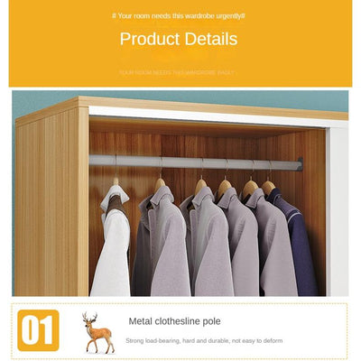 Wardrobe Whit Mirror Sliding Wardrobe Bedroom Dressing Mirror Wardrobe Storage Cabinet