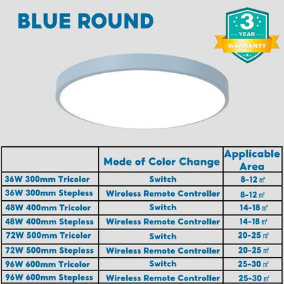 JINQUANJIA Ceiling Lamp LED 36W/48W/72W/96W Nordic Minimalism Ceiling Light - Ultra Thin Ceiling