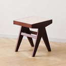 PINA 【Natural Rattan】Rattan woven chair Nordic solid wood natural rattan folding armless Chandigarh