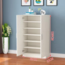 Simple Large Capacity Solid Wood Shoe Storage Multi-functional Hall Cabinet