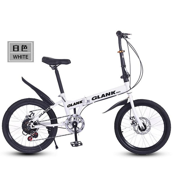 KOSDA KSD-2 Foldable Bicycle 20 Inch 8 Variable Speed Aluminum Alloy Bicycle Portable Ultra-light