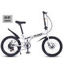 KOSDA KSD-5 Foldable Bicycle Electroplating 20 Inch 8-speed Dual Disc Brake Bicycle Aluminum Alloy