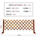 Anti-corrosion Wood Fence Outdoor Retractable Decorative Fence Indoor Pet Lattice Fence