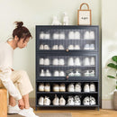 Shoe Cabinet Home Black Gray Shoe Cabinet 2022 New Flip Door Shoe Rack Cabinet