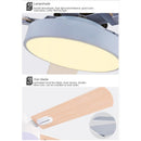 Nordic Style Ceiling Fan Lamp(Remote Control)modern Stylish Ceiling Light Living Room