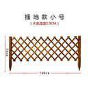 Outdoor Anticorrosive Wooden Fence Guardrail Telescopic Indoor Flower Garden Courtyard Decoration